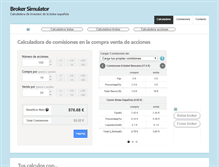 Tablet Screenshot of brokersimulator.com